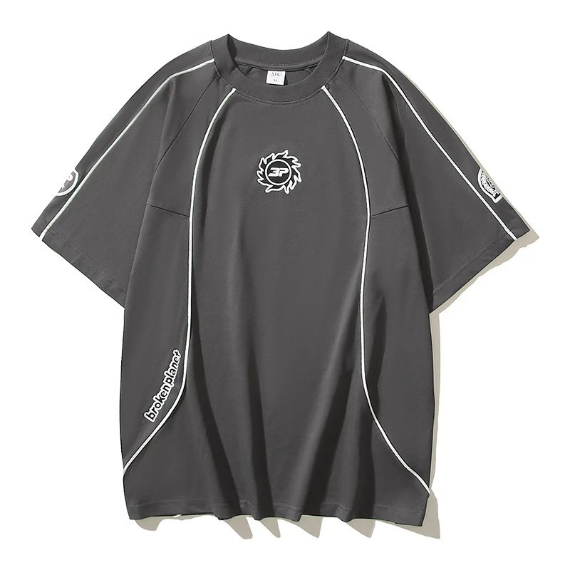 Design Slogan Mesh Jersey Black / White - 7
