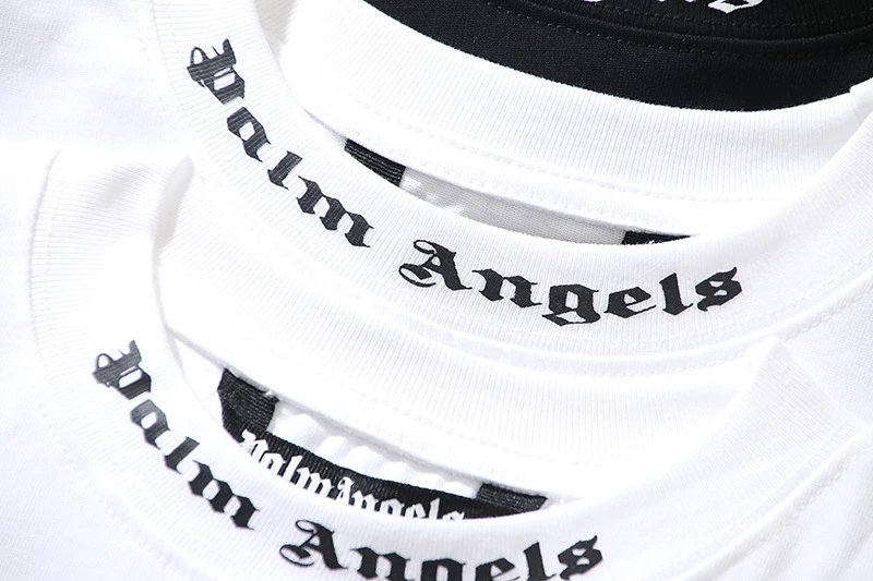 Palm Angels Logo Print White T-Shirt - 14