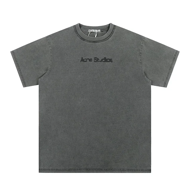 Acne Studios T-Shirts Embroidered Logo product detail image 6