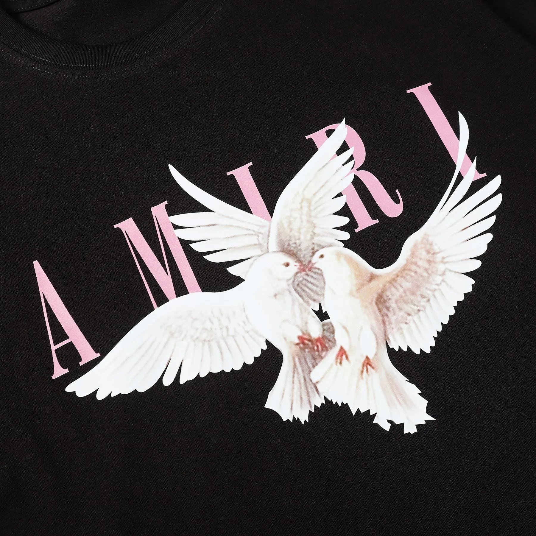 Amiri Botanical Print Black Oversized T-Shirt - 34