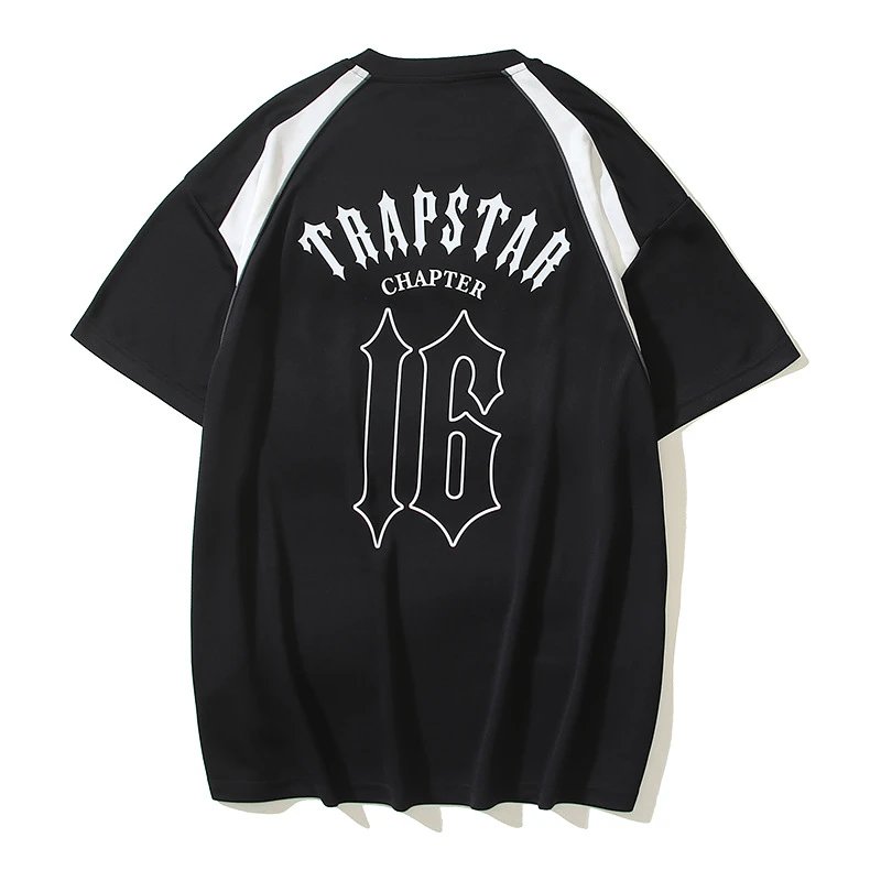 Design Slogan Mesh Jersey Black / White - 25
