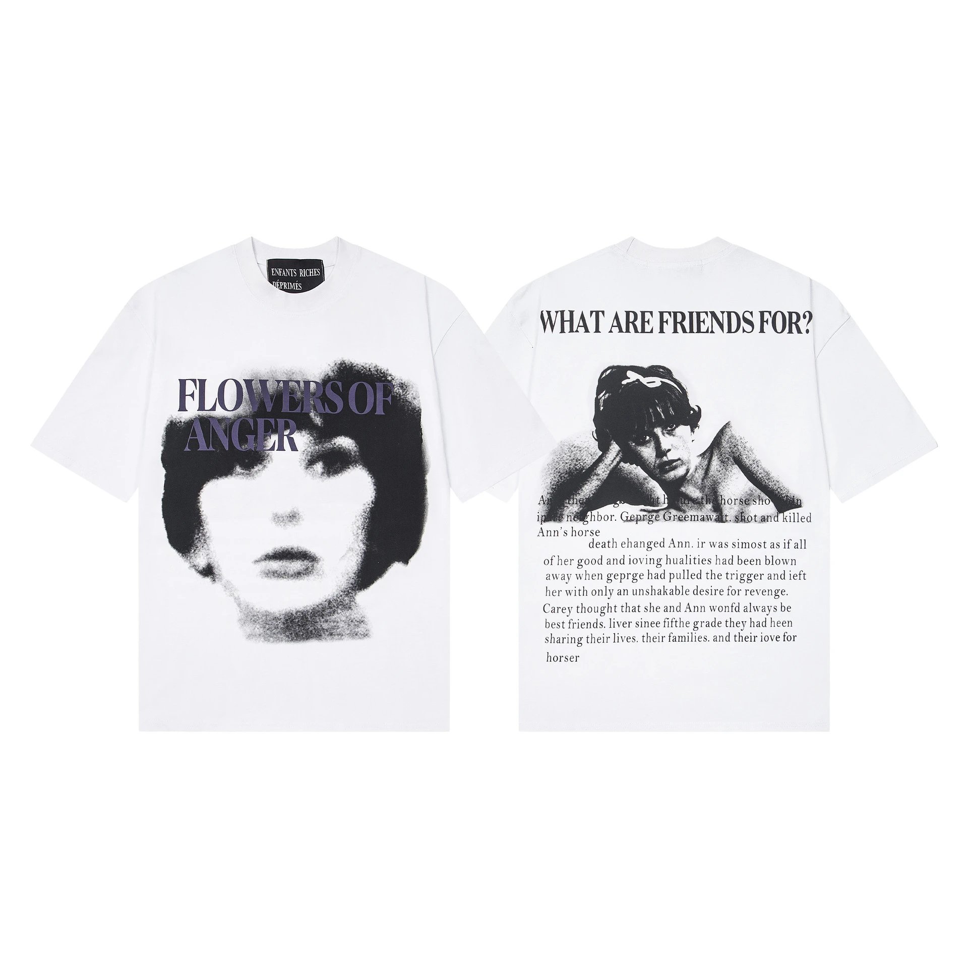 Enfants Riches Déprimés Graphic Print Black T-Shirt - 8