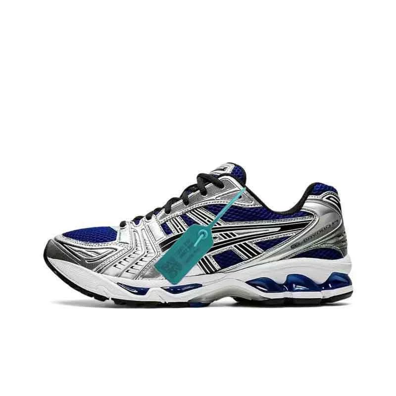 Asics Gel-Kayano 14 Silver Black Mesh Running Shoes - 11