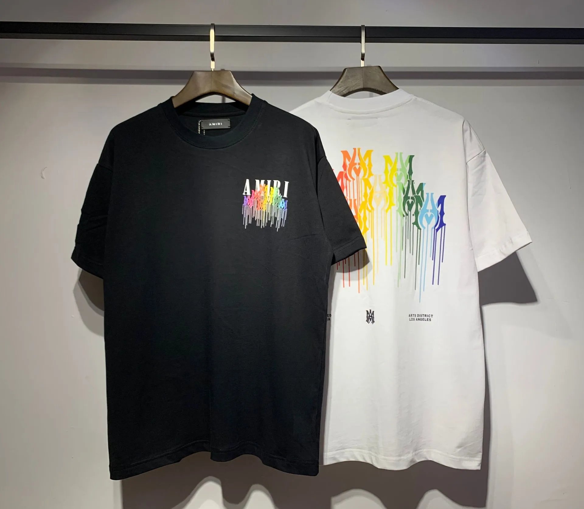Amiri Palm Springs Graphic Print White T-Shirt - 8
