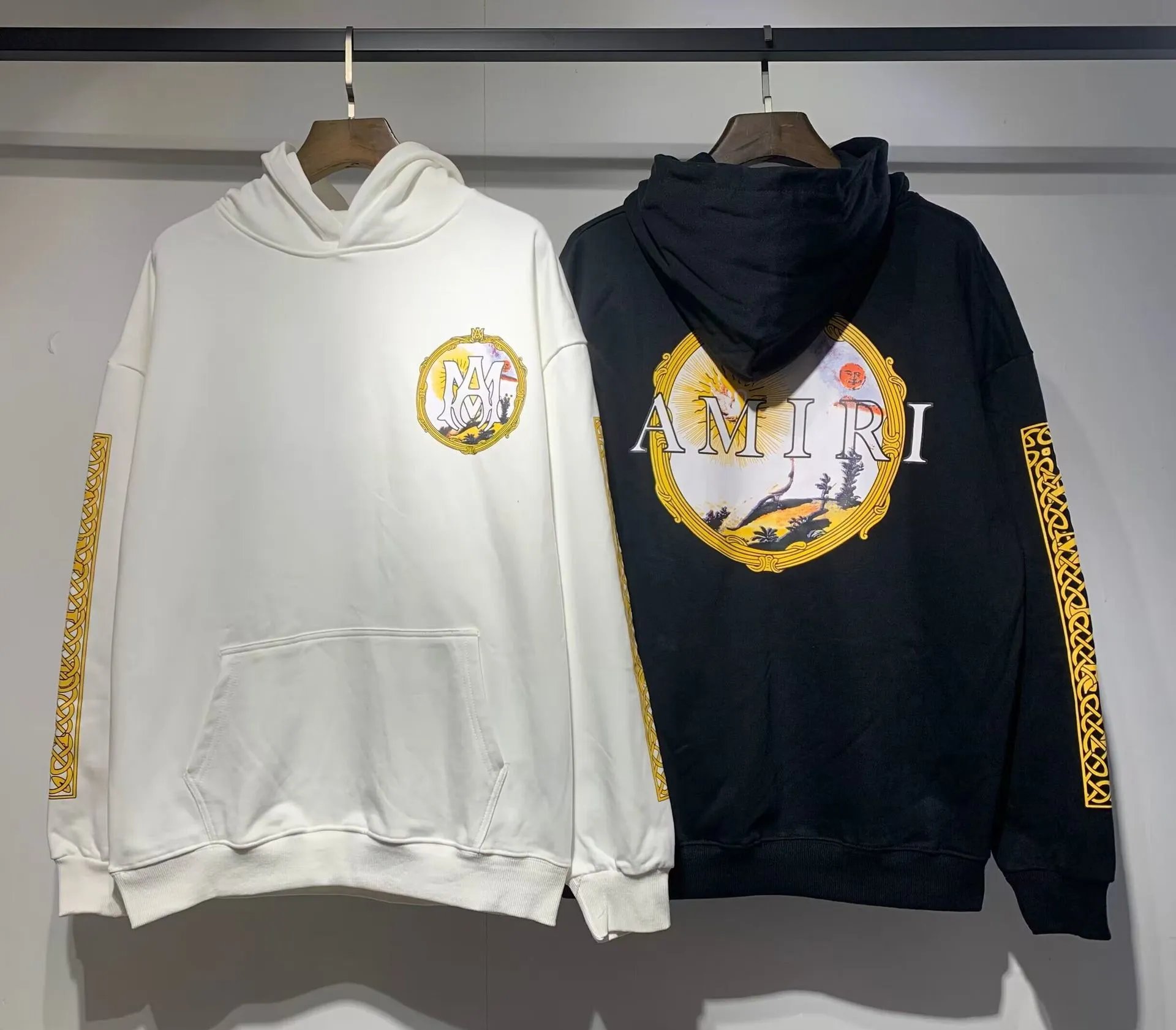 Amiri Paint Drip Hoodie White - 3