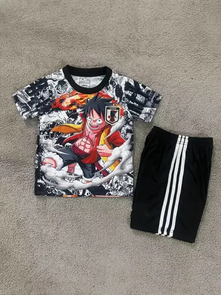 Design Naruto Uchiha Sasuke Cherry Blossom Jersey Set Black / Red - 35