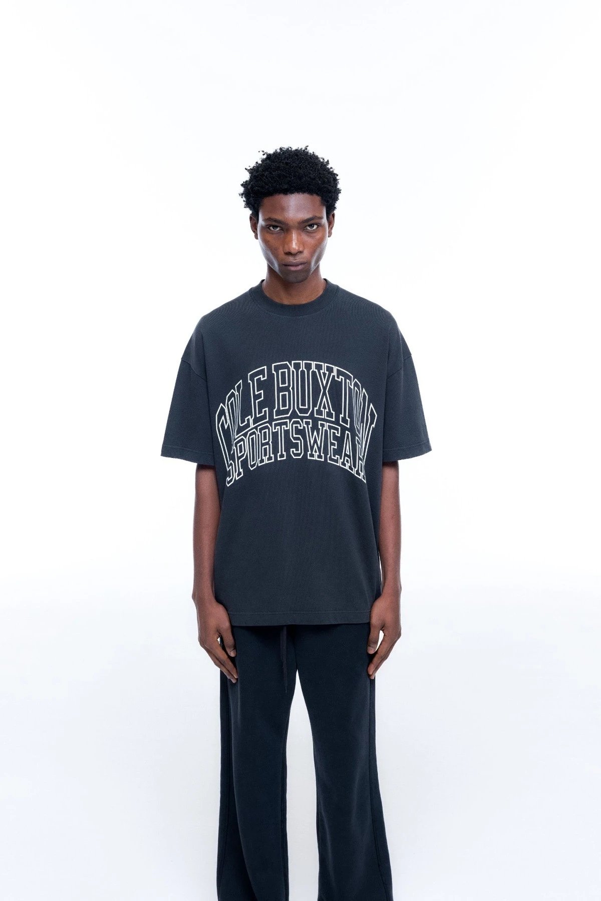 Cole Buxton Logo Print Black T-Shirt - 4