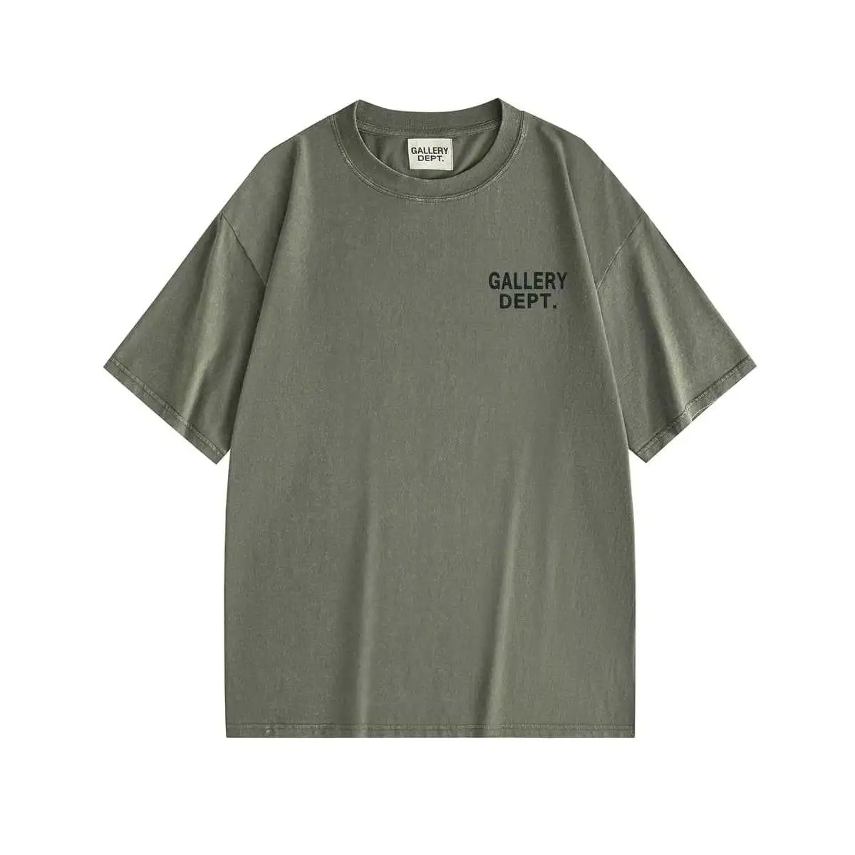 Gallery Dept. Washed Gray Logo T-Shirt - 35