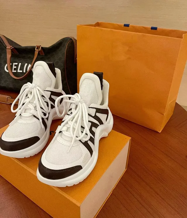 Unbranded Sneakers Chunky high-top lace-up with decorative lace charms product detail image 6