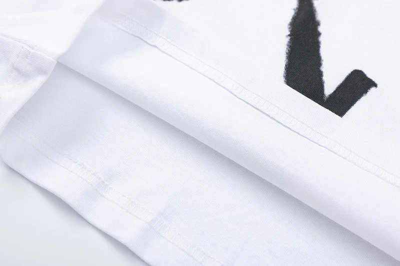 Off-White Crocodile Print Acid Wash Black T-Shirt - 16