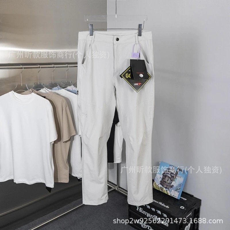 Design Technical Pants Black Full-Open Style Pants - 18