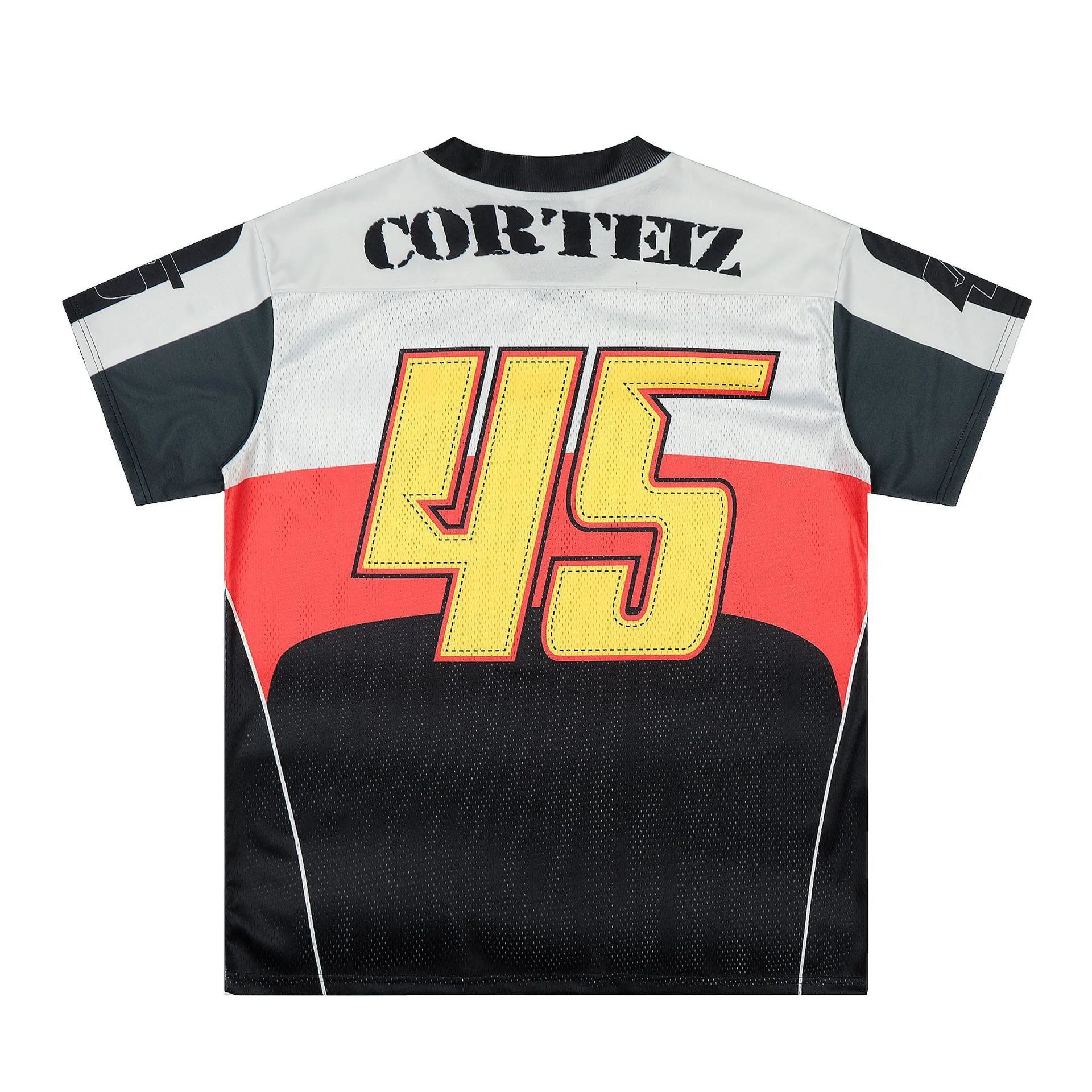 Corteiz Graphic Print Jersey Black Pink - 12