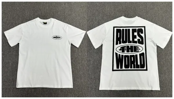 Design Rules The World Graphic T-Shirt White - 1