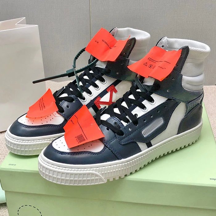 Off-White Industrial Worker Sneakers White Orange Chunky Sneakers - 15
