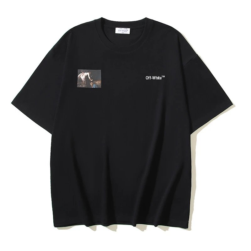 Off-White T-Shirts Short-Sleeve Graphic T-Shirt — 179 black