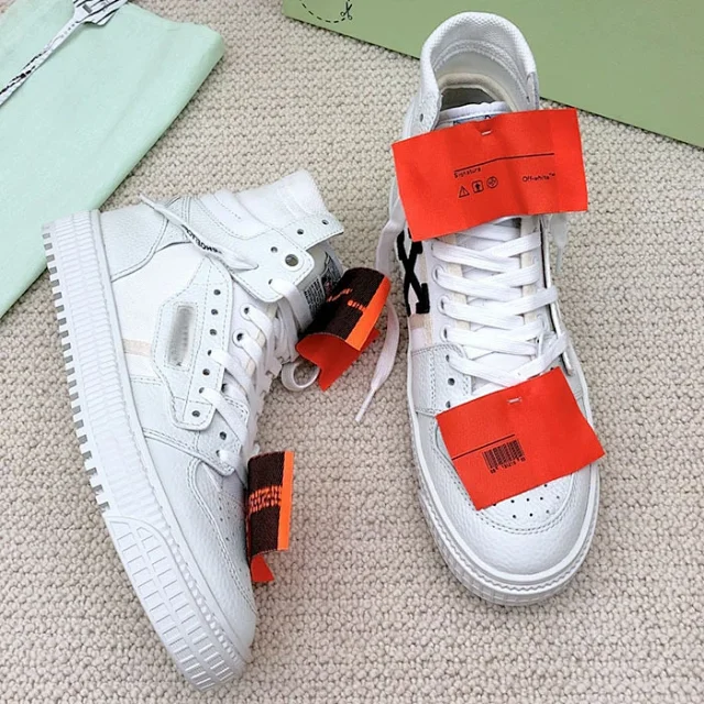 Unbranded Sneakers High-top lace-up with decorative tags product detail image 5