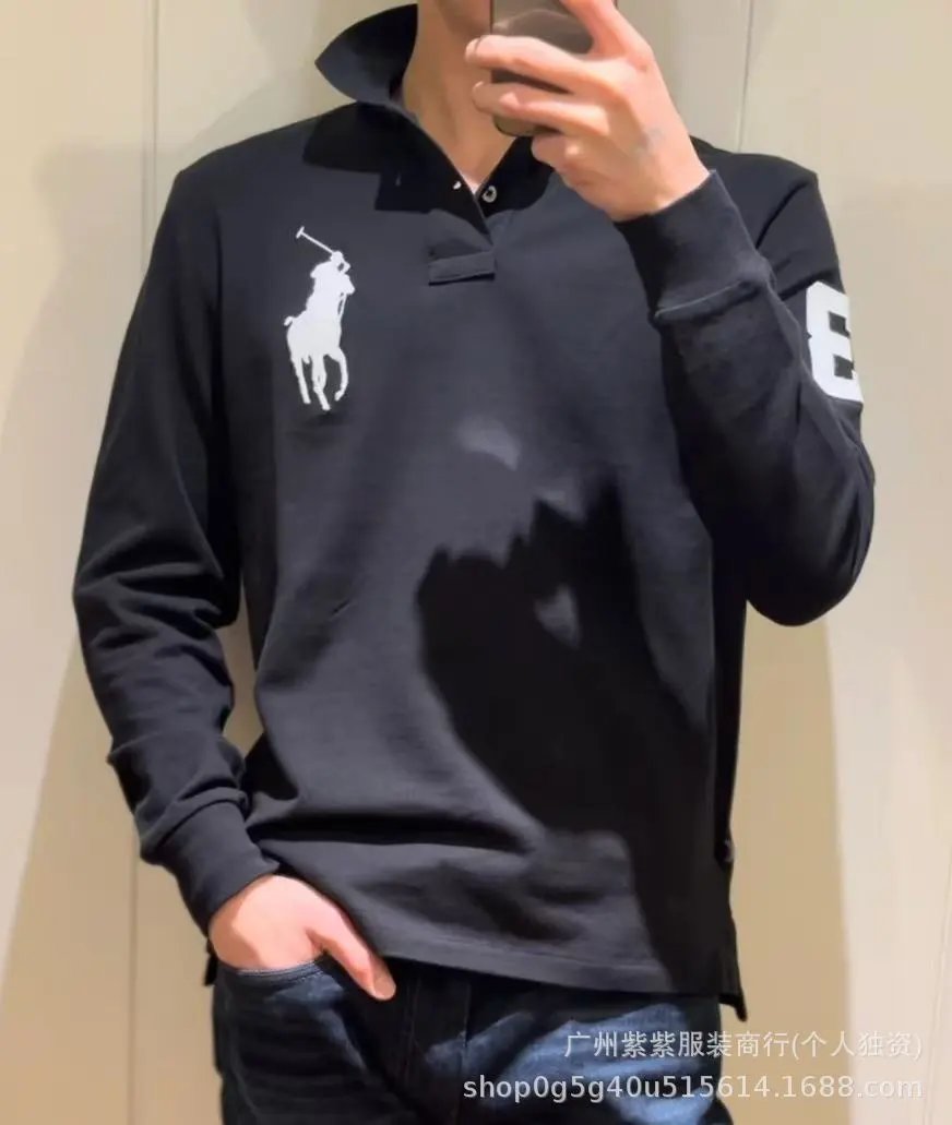 Polo Ralph Lauren Big Pony Long Sleeve Polo White Tops Polo - 27