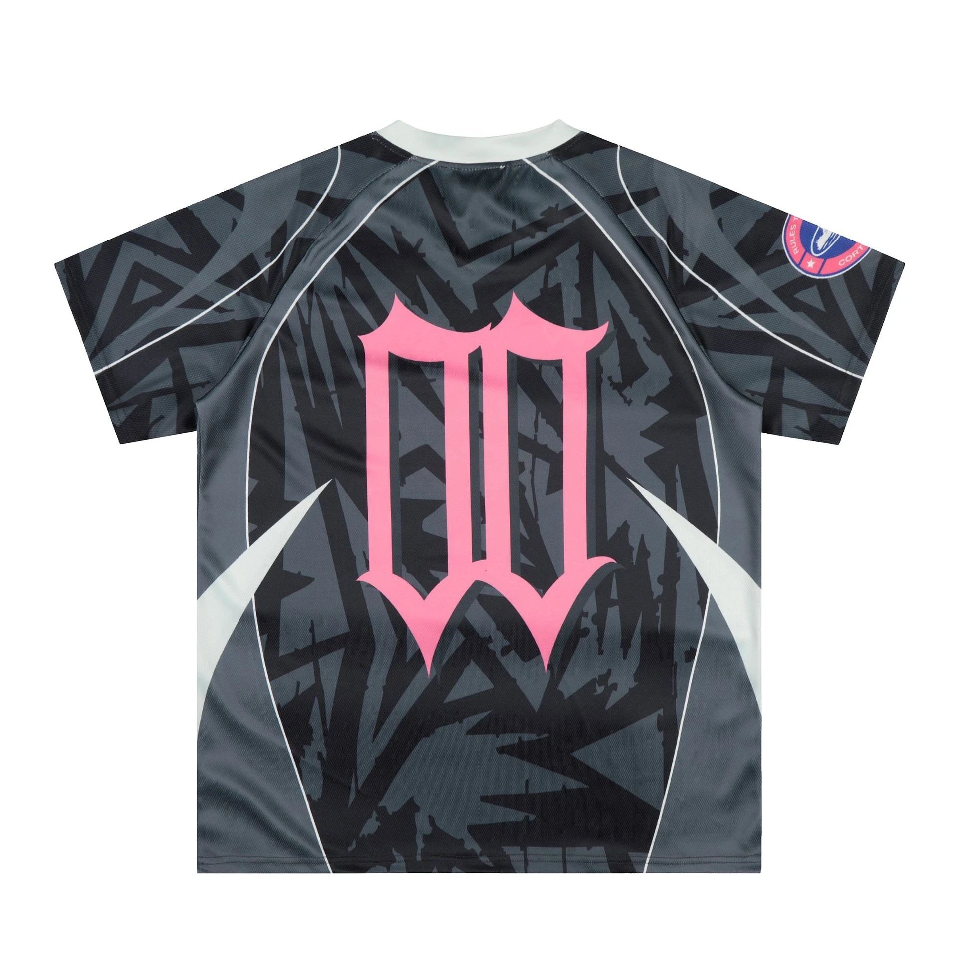 Corteiz Graphic Print Jersey Black Pink - 24