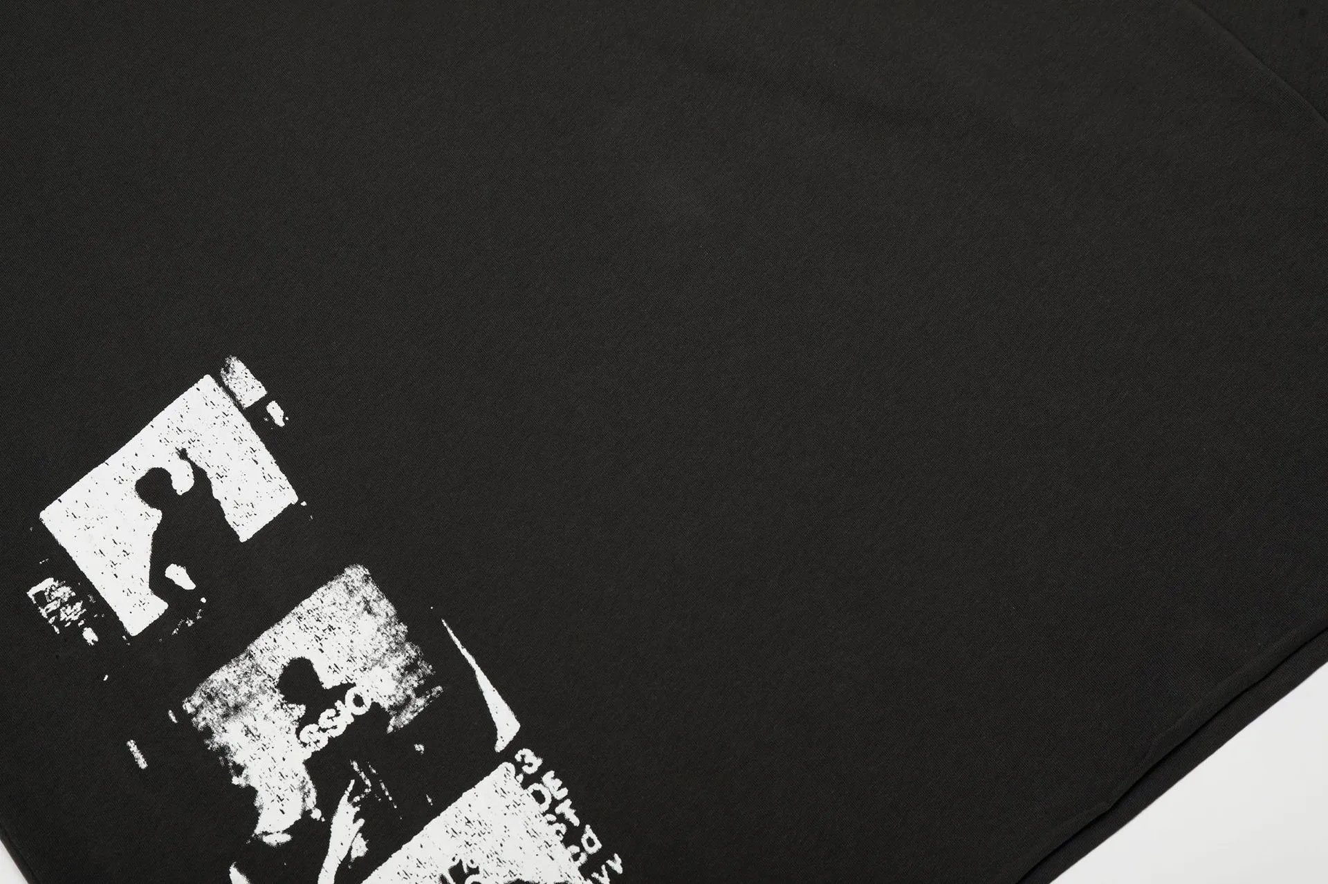 Design Long Sleeve Graphic Tee Black T-Shirts - 12