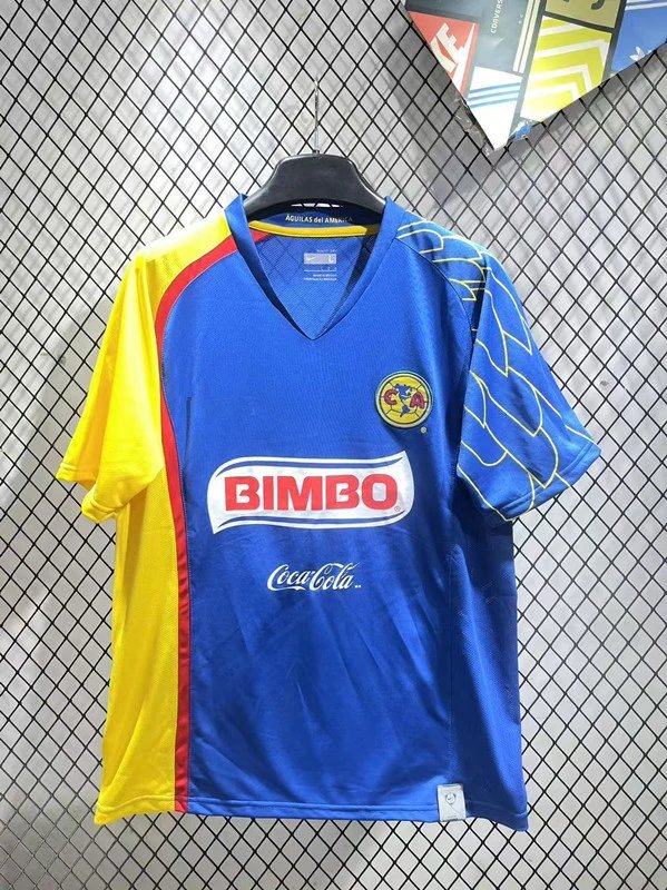 Design Tigres UANL x CEMEX 2010s Away Jersey Blue Yellow Jersey - 3