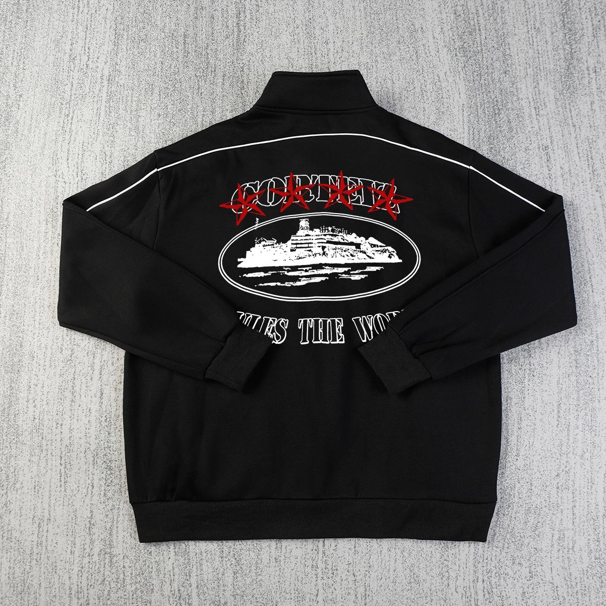 Corteiz Track Jacket Forest Green Outerwear - 13