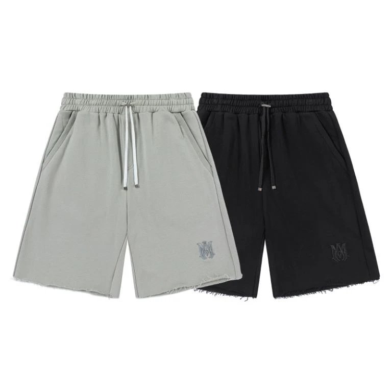 Design Embroidered Logo Shorts Gray - 7