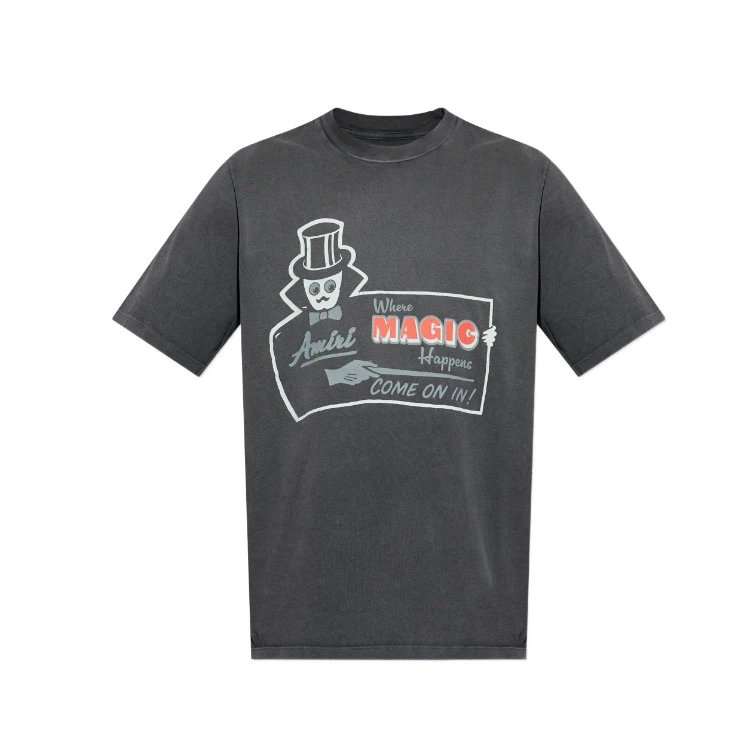 Amiri Club Amiri Hollywood Graphic T-Shirt Black - 9