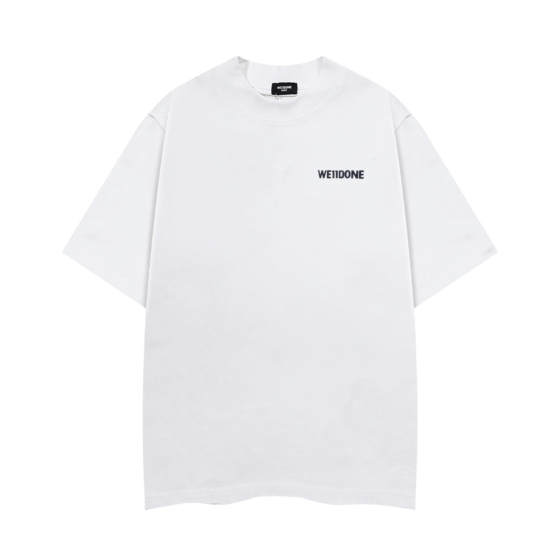 Design Wetdone Distorted Logo Black Oversized T-Shirt T-Shirts - 16
