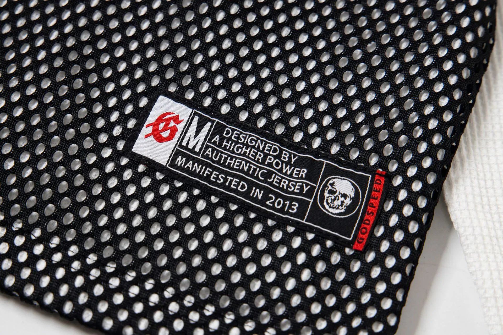 Godspeed Skull Mesh Jersey Black / White / Orange - 16