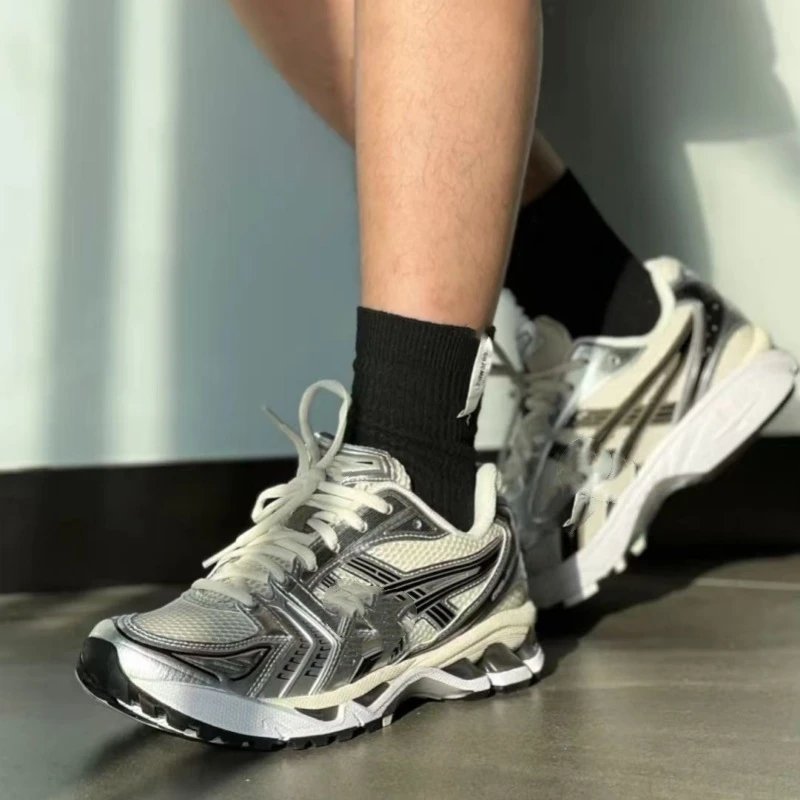 Asics Gel-Kayano 14 White Blue Running Shoes - 12