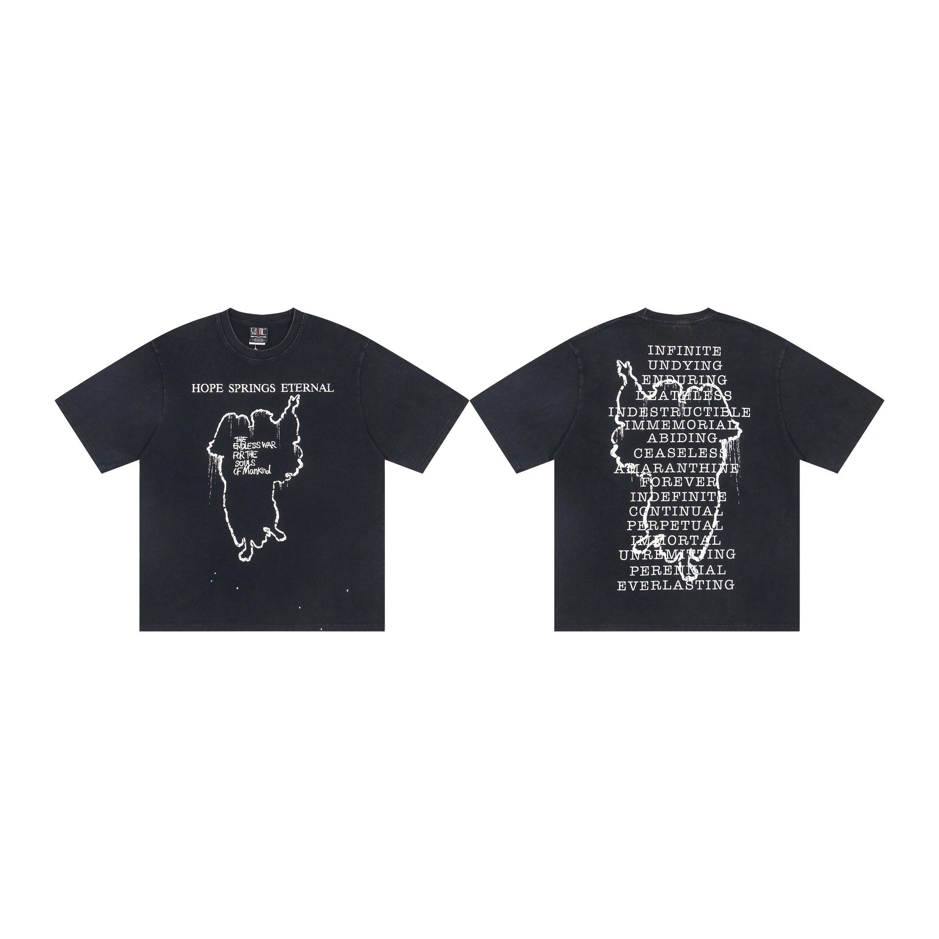 Design Saint x Friends TV Show Graphic Print White T-Shirt T-Shirts - 8