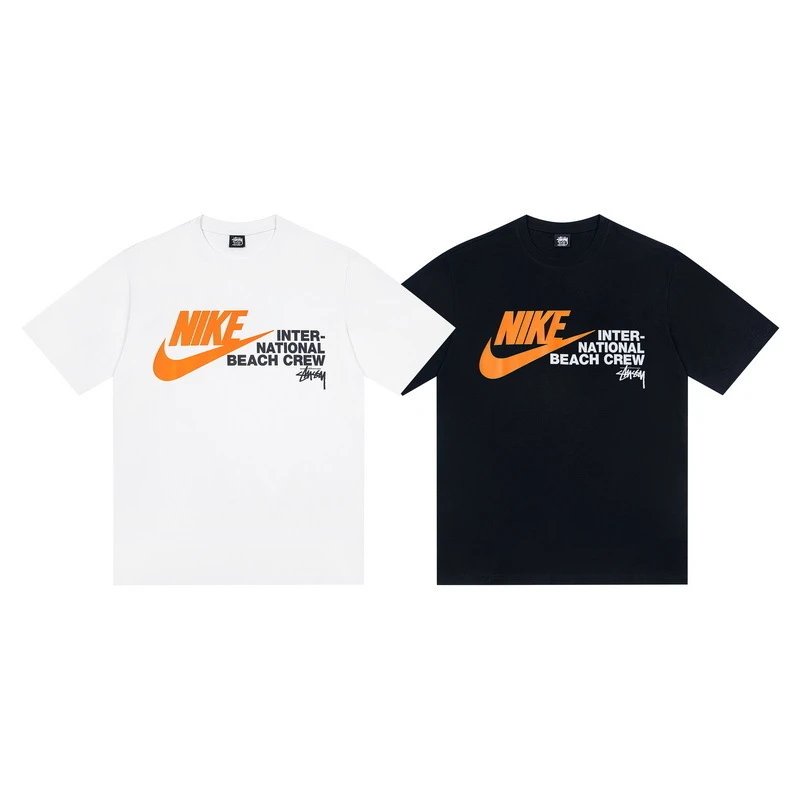 Nike x Stussy International Beach Crew White T-Shirt - 8