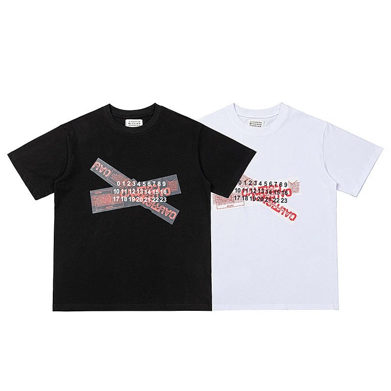 Maison Margiela Numbered Logo Beige T-Shirt - 13