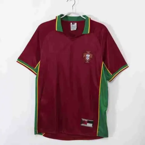 Portugal National Team 1996 Home Jersey Burgundy - 1