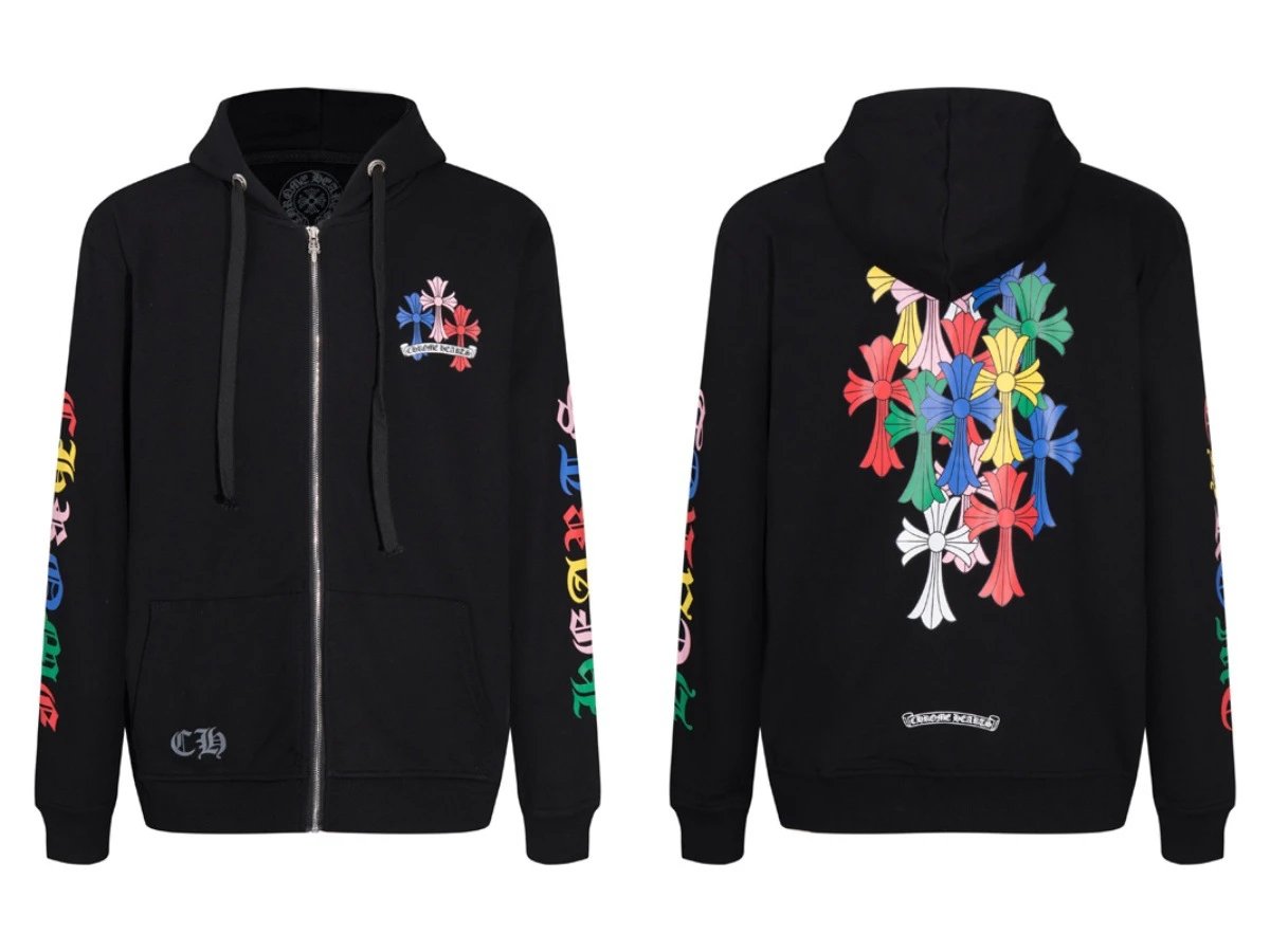 Chrome Hearts Hoodies & Sweatshirts Hooded graphic sweatshirt — 5010 black