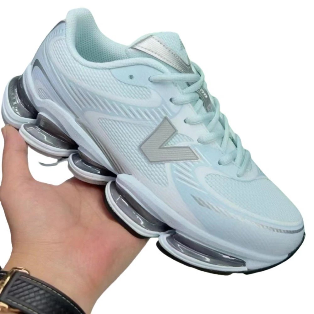 New Balance A15 Gray Black Red Running Shoes - 8