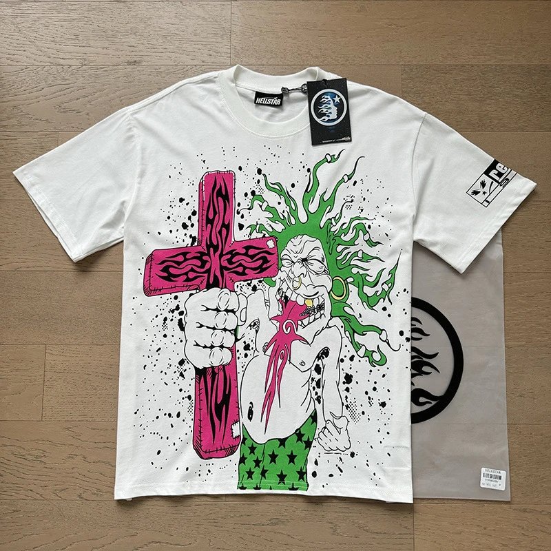 Hellstar Graphic Logo White T-Shirt - 4