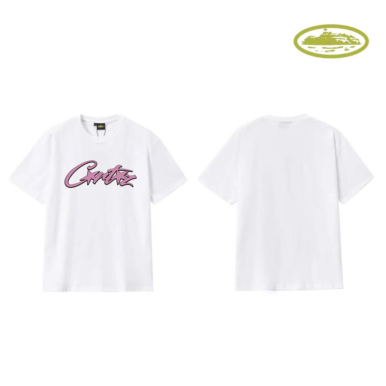 Corteiz Script Logo White T-Shirt - 5