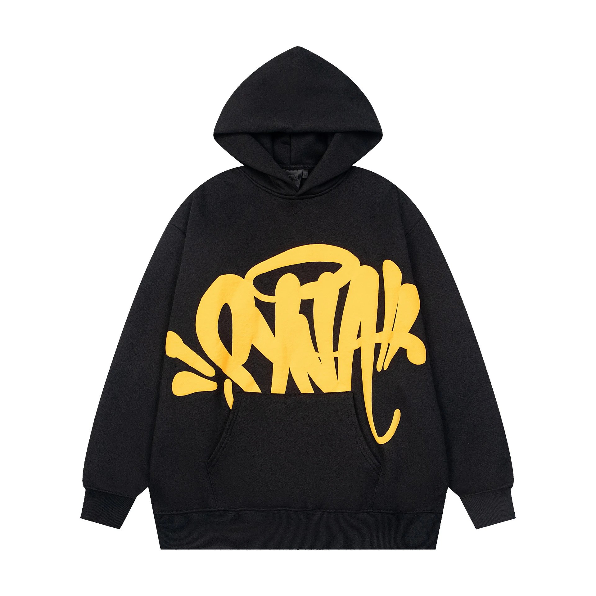 Design Graffiti Logo Black Hoodie - 4