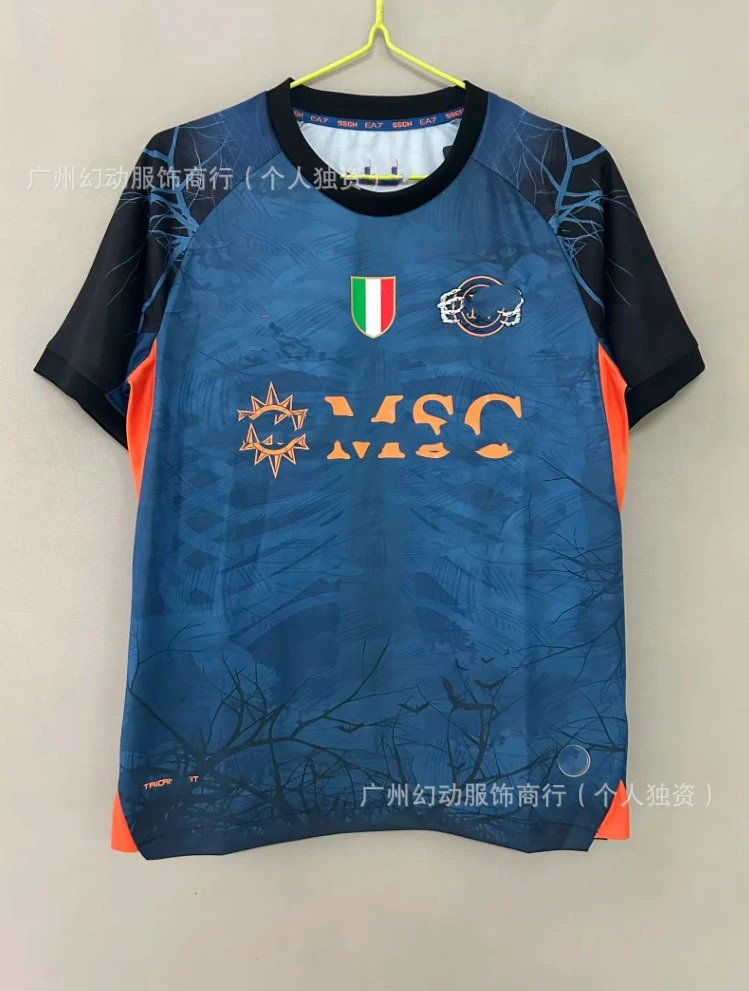 Design Football Jersey Pink with Navy Stripes - 4