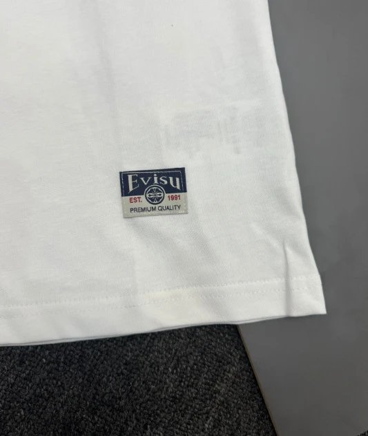 Evisu Denim Deity Tiger Print Black T-Shirt - 8