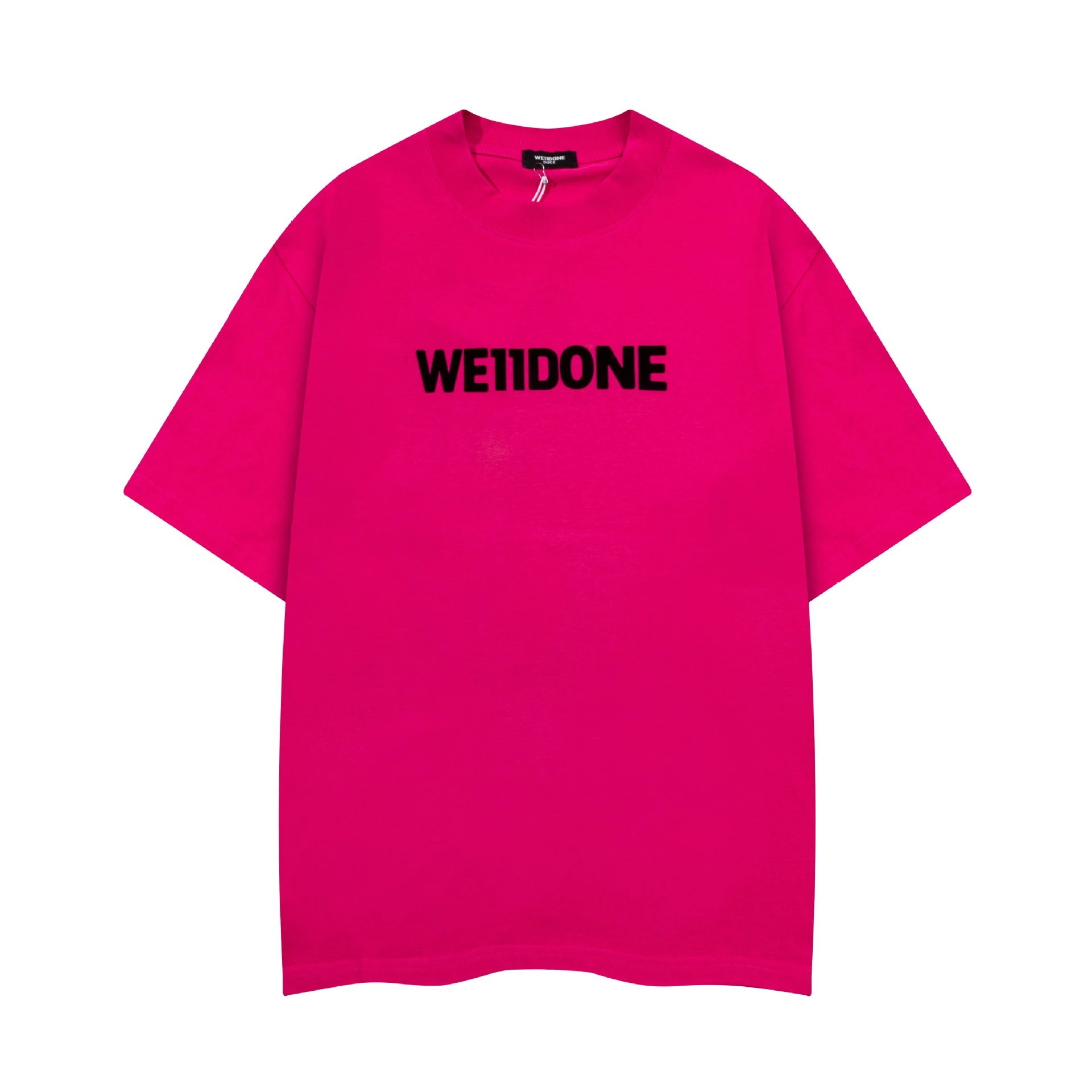 Design Wetdone Distorted Logo Black Oversized T-Shirt T-Shirts - 13