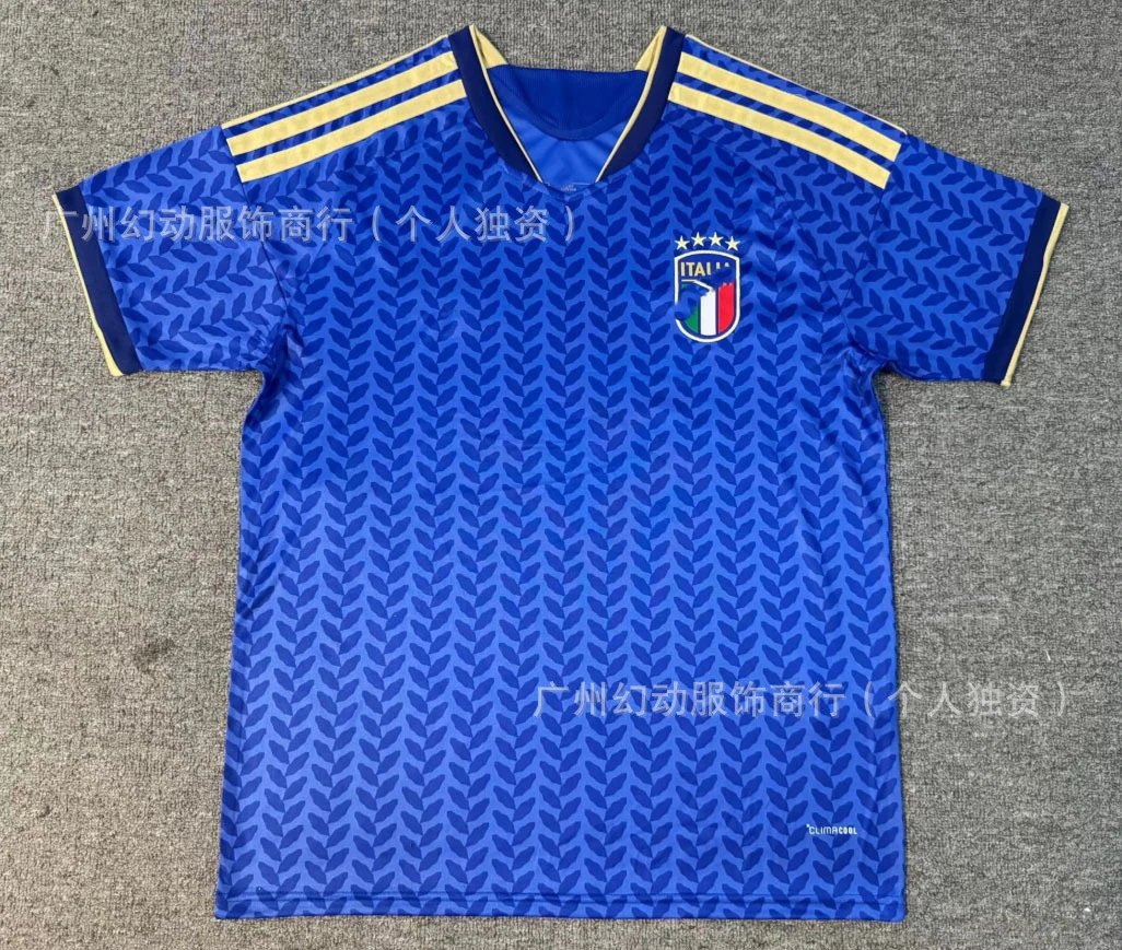 Design Football Jersey Pink with Navy Stripes - 23