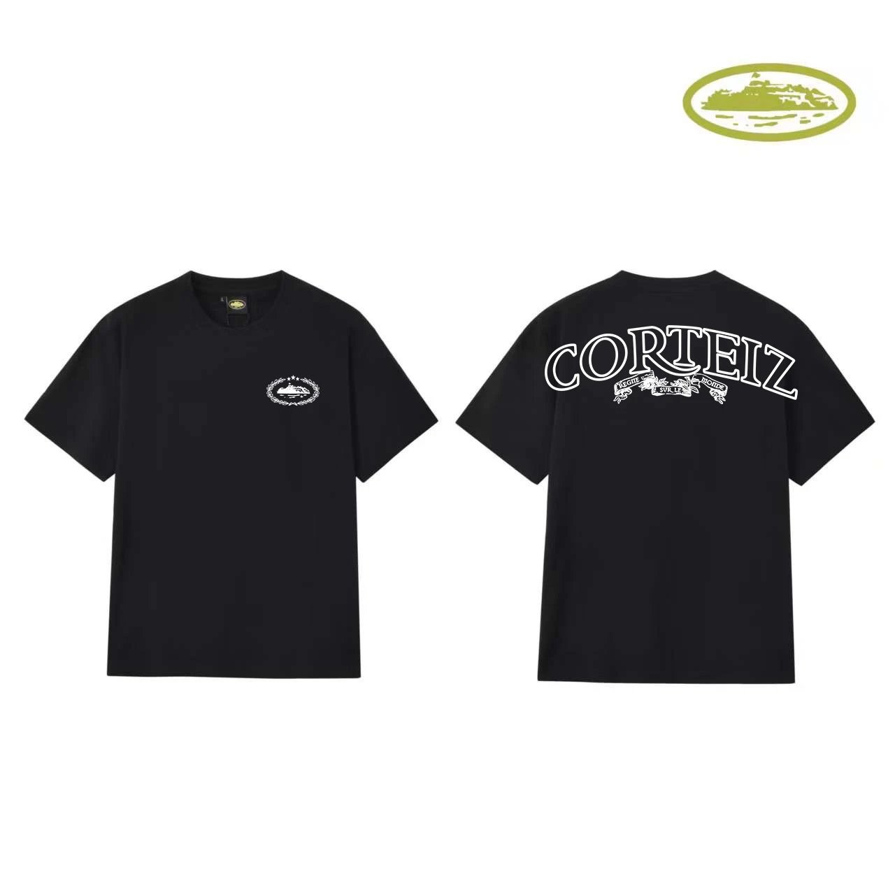 Corteiz Rules The World Black T-Shirt - 19