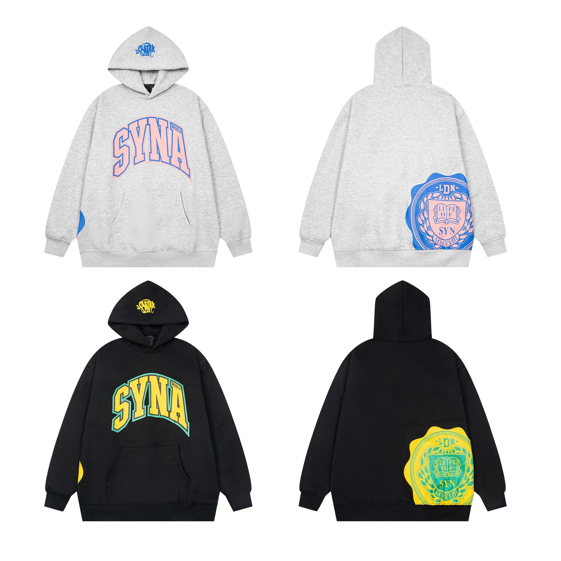SYNA Hoodie Gray Cas