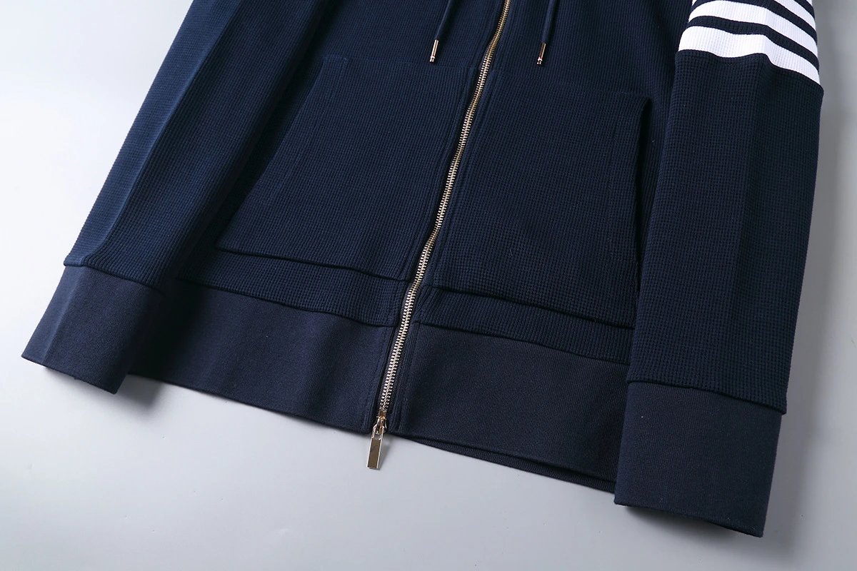 Thom Browne 4-Bar Stripe Hoodie Gray - 20