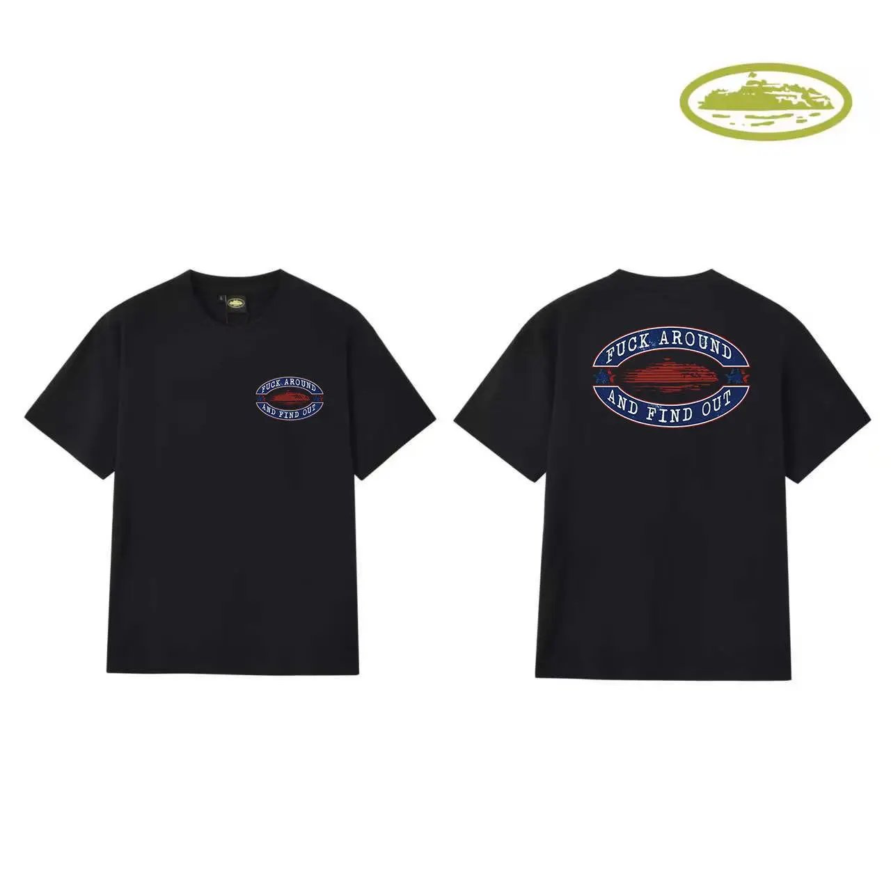 Corteiz Script Logo White T-Shirt - 32