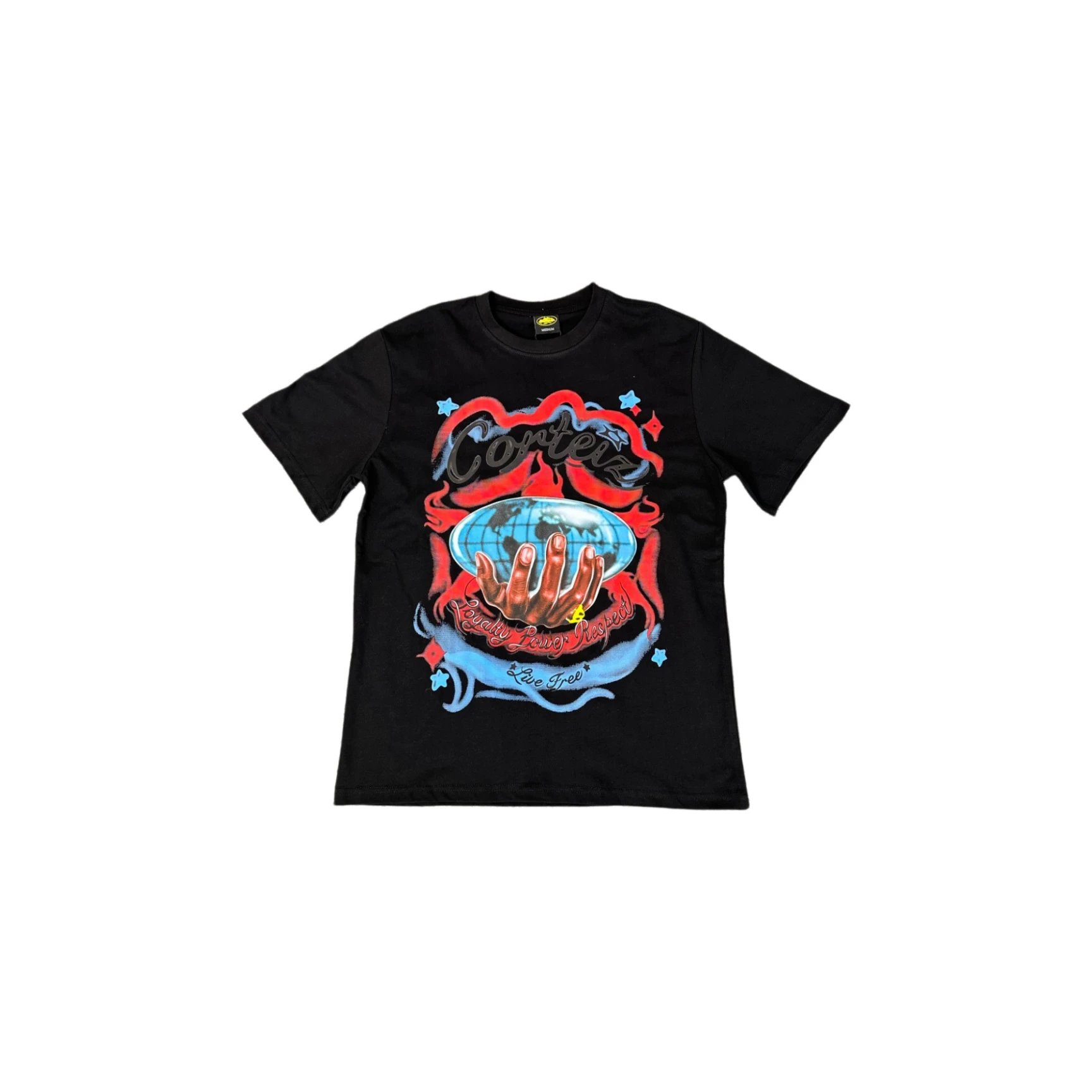 Corteiz Rules The World Black T-Shirt - 16