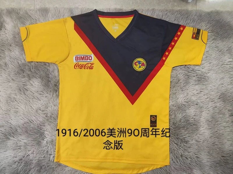Design Tigres UANL x CEMEX 2010s Away Jersey Blue Yellow Jersey - 24