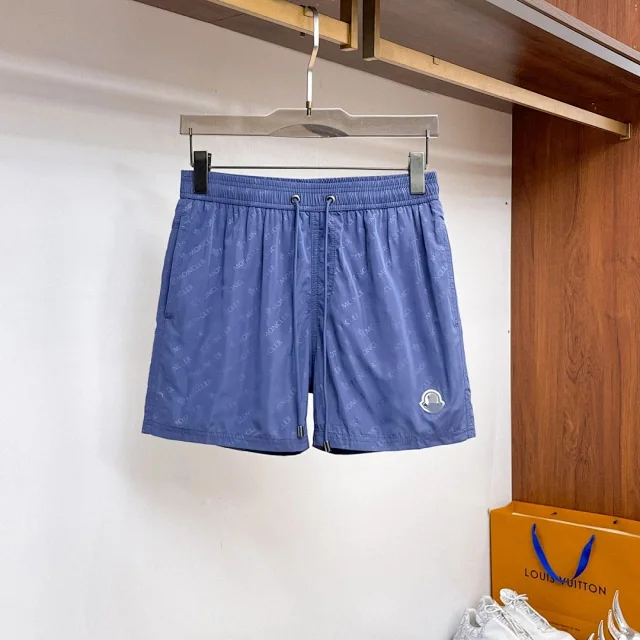 Moncler Shorts M242 logo-print drawstring product detail image 7